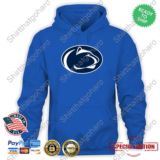 Official Sec Shorts Michigan Penn State Nittany Lions Team Big Logo T Shirt White