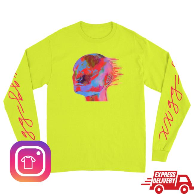 Lany Merch Gg Bb Xx Head Zip Up Hoodie Neon