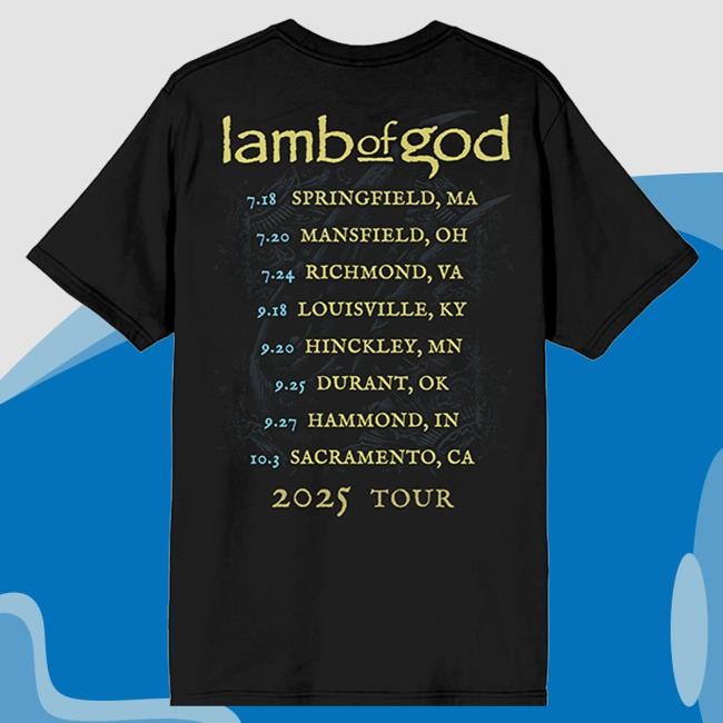 Lamb Of God Official Merch Store Shop HBB Electric Admat Itin Tshirt