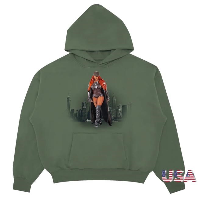 Mary J. Blige "City" Olive Hoodies Mary J Blige Official