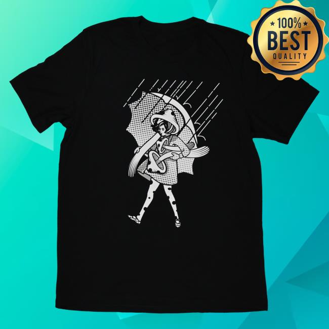 Slinger Apparel Store Shop Black & White Shroom Girl Shirt New Pyroscopic