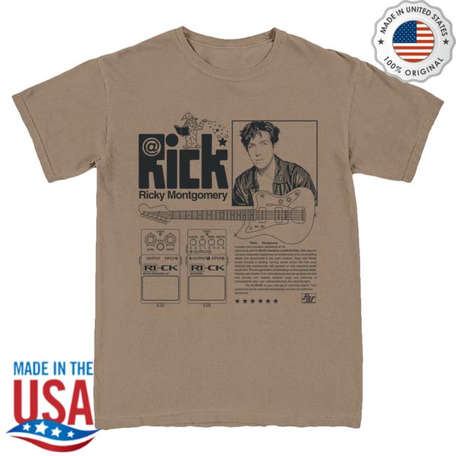 Official Ricky Montgomery Merch Store Ricky Montgomery Overdrive Shirt New RickyMontgomery