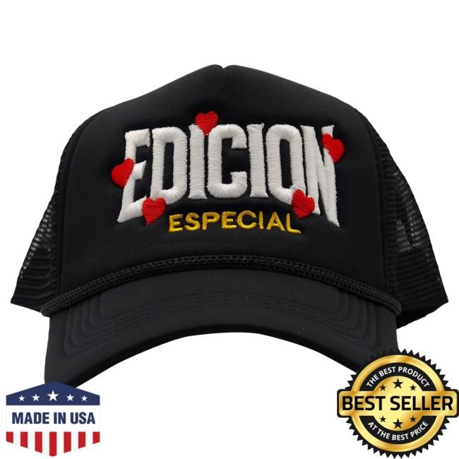 Official Edicion Especial Merch Store Edicion Especial Heart Trucker Hat