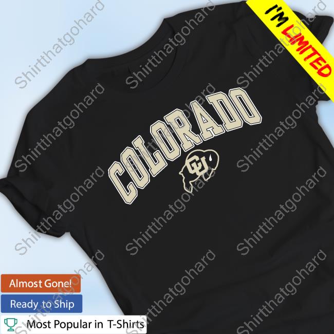 Youth Black Colorado Buffaloes Campus Shirts