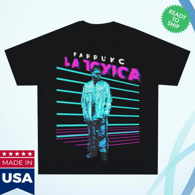 Official Farruko Shop Merch La Toxica Black Shirts