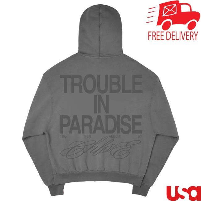 Official Chloe Bailey Merch Chloe Bailey Never Let You Go Zip Up Hoodie