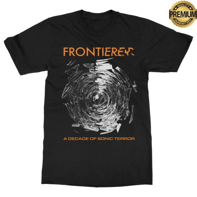 Official Indie Merch Store Frontierer "Decade of Noise" T Shirt Indiemerchstore