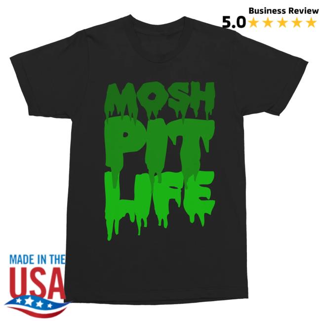 Official Funtcase 'Mosh Pit' (Green Print) Shirt