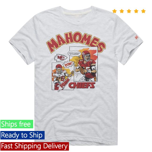 Official Homage Merch Store Kansas City Chiefs Comic Book Patrick Mahomes Long Sleeve Shirt 2023 Homage Apparel Clothing Shop