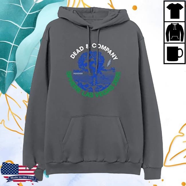 Dead And Company Store Merch Stealie Attractive Hoodie - Charcoal