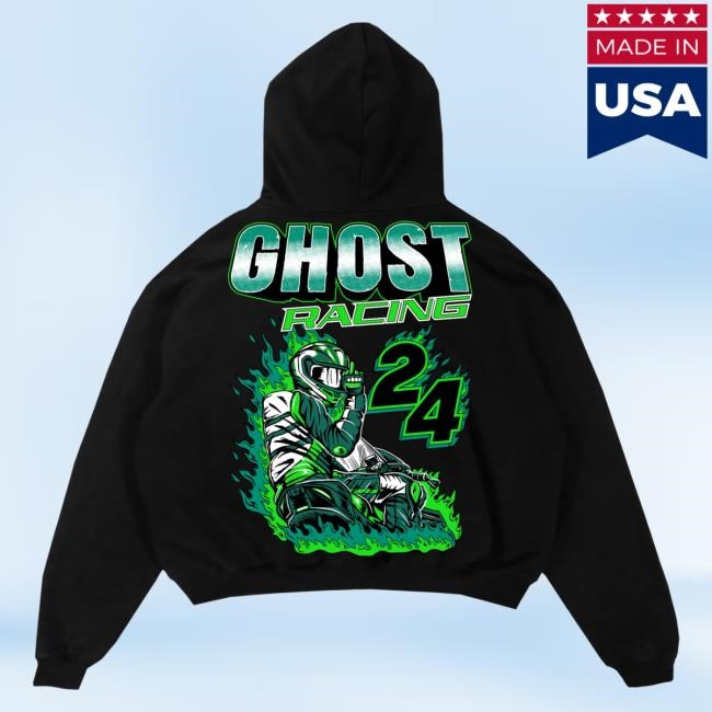 Official Ghost Racing Apparel Ghost Racing Gr Look Back Hoody - Black