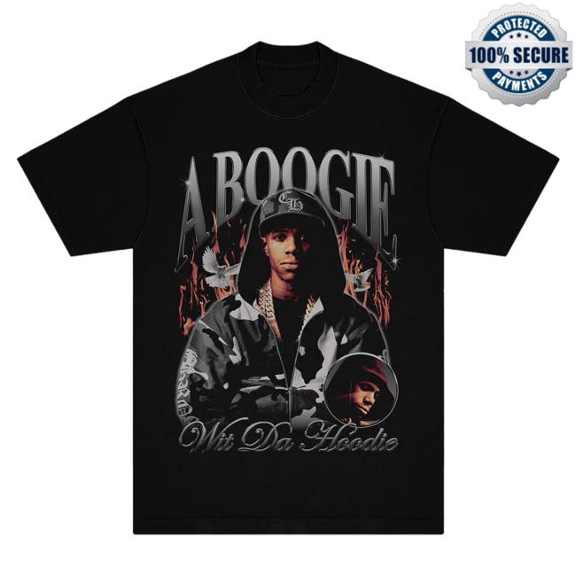 Official Atlantic Records Merch A Boogie Wit Da Hoodie Collage Tees
