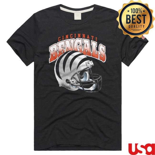 Cincinnati Bengals Gradient Alt Helmet Tshirt Homage | Cincinnati Bengals Official | NFL Football