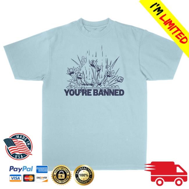 Official Caseoh Games Merch CaseOh's You're Banned Top Shirt CaseohGames