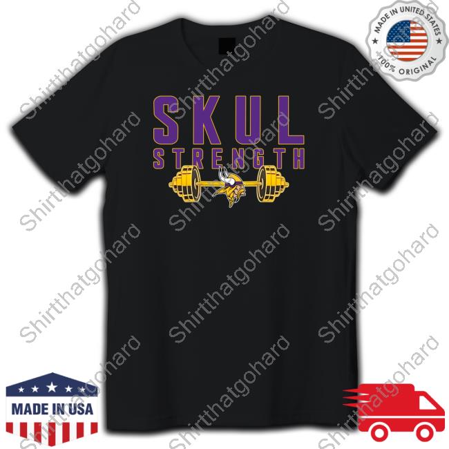 Dalton Risner Minnesota Vikings Skul Strength Shirt Will Ragatz