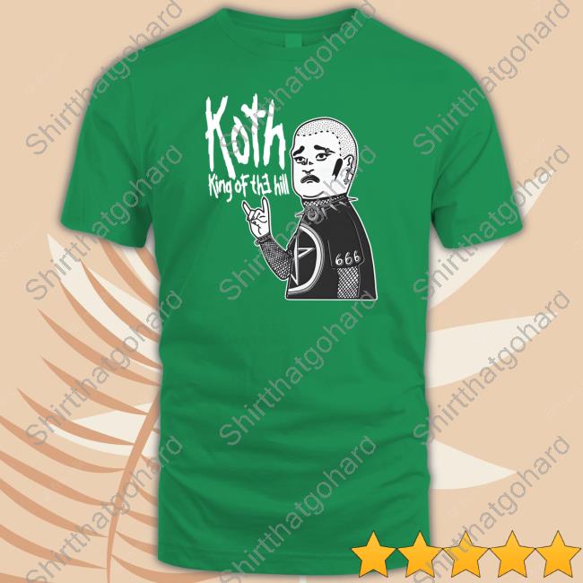 Shirts That Go Hard Koth King Of The Hill Black Hooded Sweatshirt Thegoodshirts
