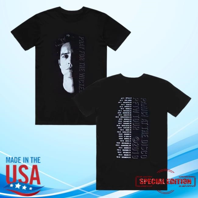 Panic! At The Disco Store Face Tour New Shirt