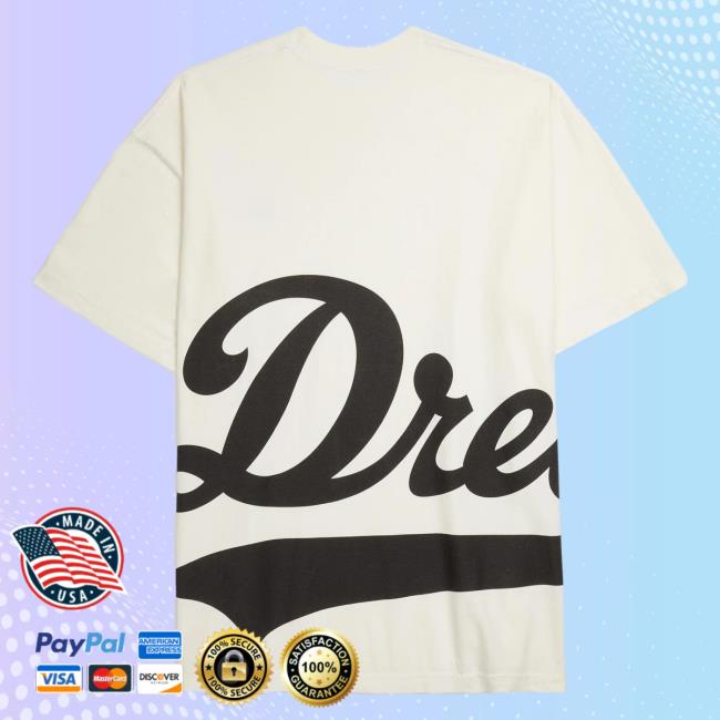 Official Dreamville Merch Jumbo Classic Logo Shirt 2023 White/Black Dreamville Records