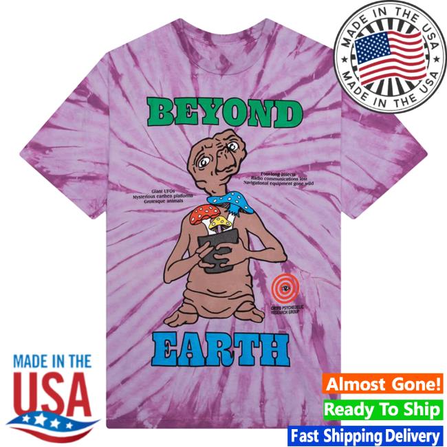 Official Feature Merch Store Shop Crtfd Beyond Earth Attractive Shirt - Botanical Tie Dye Purple Feature Apparel Clothing