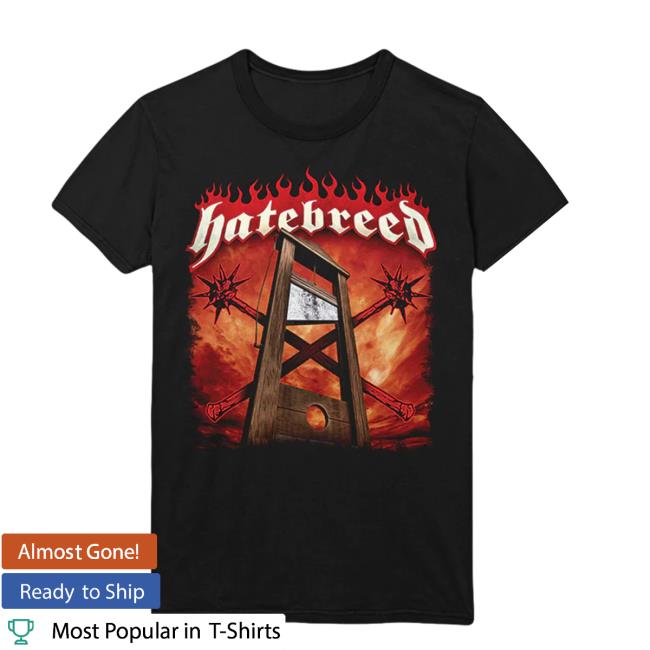 Hatebreed With Every Crown Comes The Guillotine Black Tee