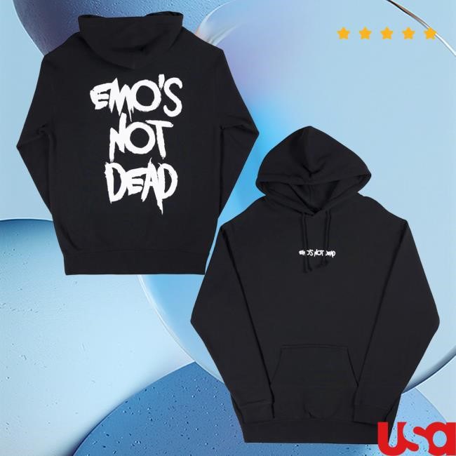 Official Emo's Not Dead Apparel Clothing Emo's Not Dead Hood Emos Not Dead Merch
