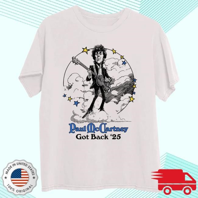 Official Paul Mccartney Got Back Illustration New Shirt