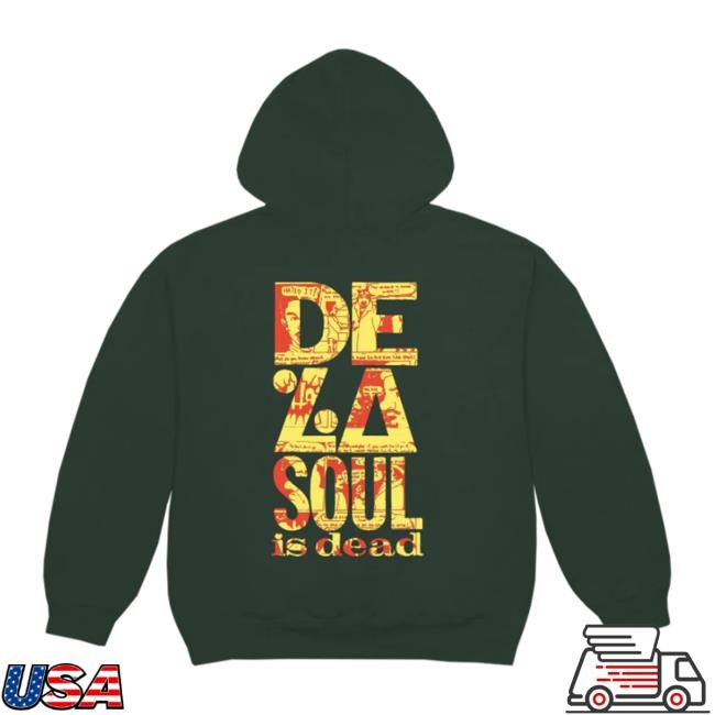 De La Soul De La Soul Is Dead Collage LS Hoodie De La Soul Merch