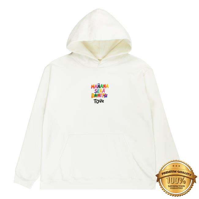 Karol G Merch Msb Tour 2023 Rainbow Off-White Pullover Hoodie
