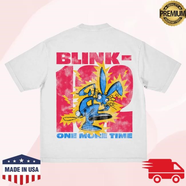 Official Blink 182 Shop Blink-182 One More Time Rabbit New Shirt Blink182