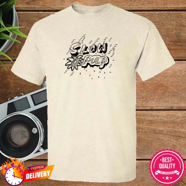 Slow Pulp Fuzzy Logo Shirt Slow Pulp Merch