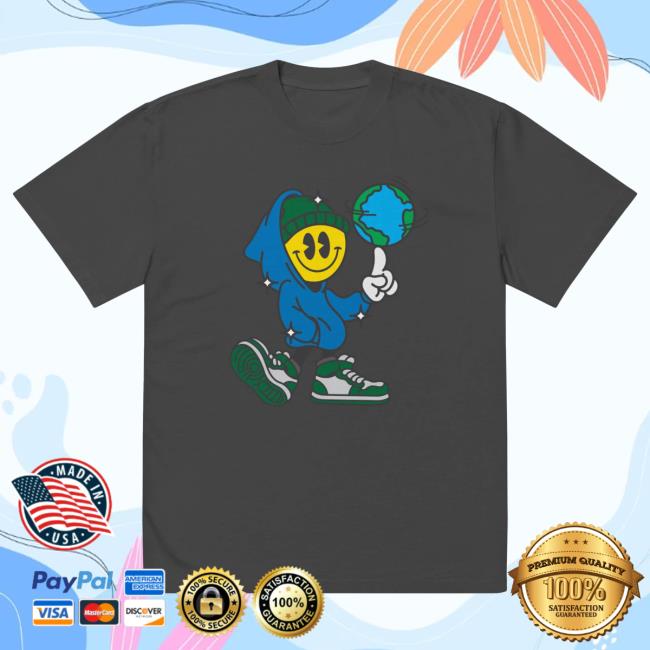 Official Connor Price Merch Globe Spinner Oversized Tee