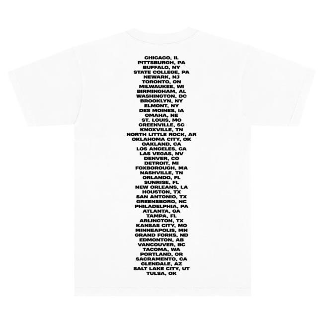 Official Zach Bryan Store ZB Godspeed White Hot Shirt