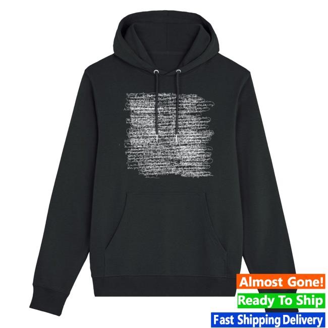 Black Friday Scribble Sweatshirt Hooded New Black - Tom Odell Official Merch