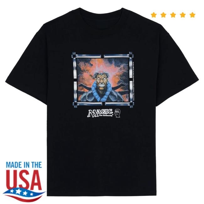 Official Brain Dead Merch Store We Are Brain Dead x Magic: The Gathering Brainstorm Tshirt - Black