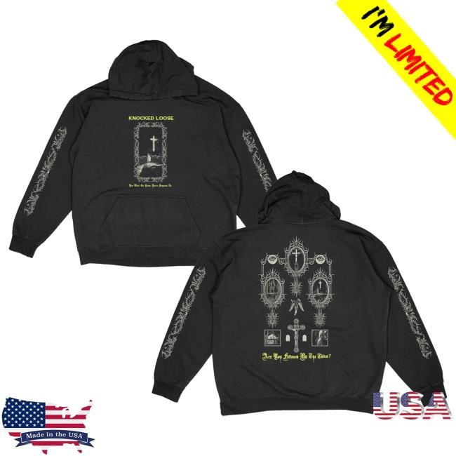 Official Knocked Loose Merch Knocked Loose You Won’T Go Before You’Re Supposed To Pull Over Hoodie (Black)