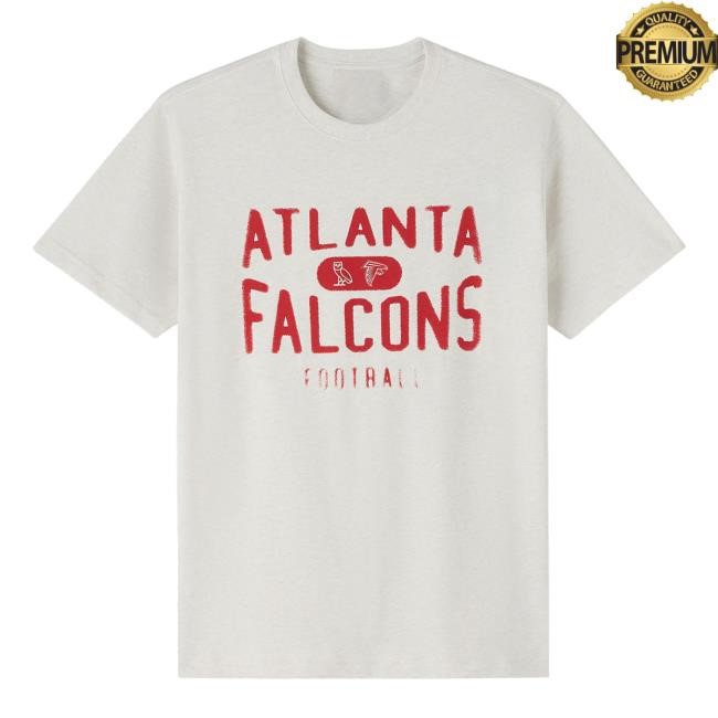 Atlanta Falcons OVO x NFL Heather Gray Tees | Official NFL Shop