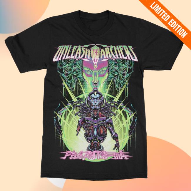 Official Indie Merch Store Shop Unleash The Archers "Ph4/NT0-mA" Shirt New IndieMerchStore