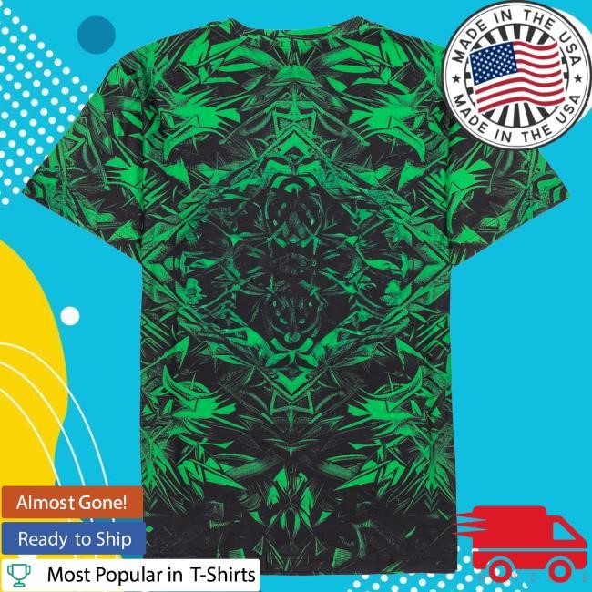 Official Excision Merch Lost Lands 2024 Sublimated T-Shirt (Green)