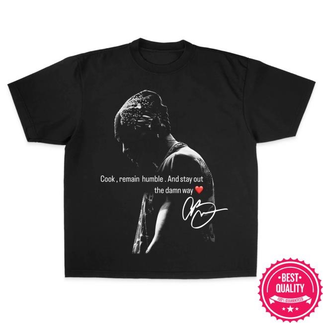 Breezy Bowl Cook & Remain Humble S/S Top Shirt Chris Brown Merch Store Shop Official
