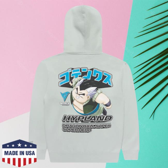 Official Hypland Clothing Merch Store Hypland Db Super Gotenks Crew neck Sweatshirt (Sage)