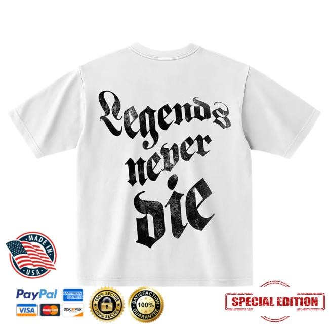 Official Interscope Records Merch Store Juice WRLD Legends Never Die Tee