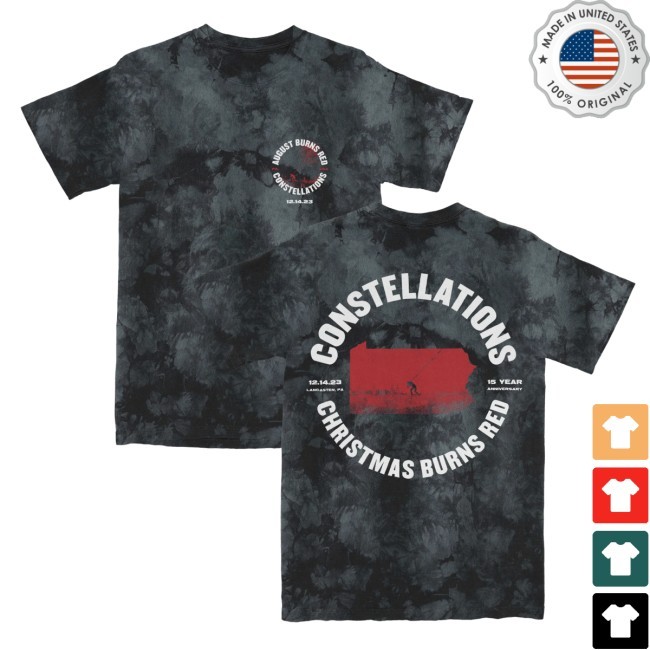 August Burns Red Official Store Constellations CBR Tie Dye New Tee