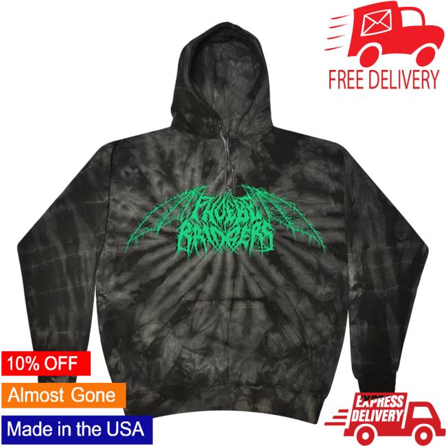 Official Phoebe Bridgers Store Shop Black Tie Dye Metal Sweater Phoebebridgers Merch