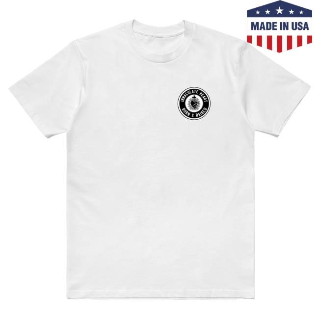 Official Born X Raised Merch Store Shop Immaculate Tees: White BornXRaised