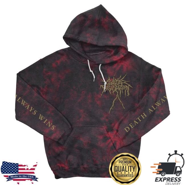 Official Indie Merch Store Shop Cattle Decapitation Death Atlas Tie Dye Popover Sweatshirt IndieMerchStore