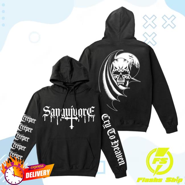 Official Roadrunner Records Creeper Merch Store Creeper Sanguivore Pull Over Hoodie RoadrunnerRecords