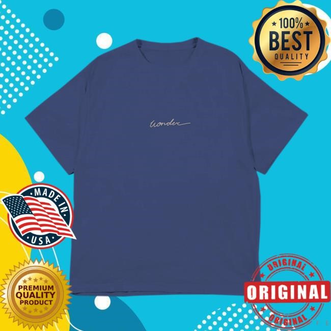 Shawn Mendes Merch Wonder Script Tee Shawn Mendes Shop