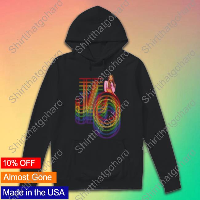 Jennifer Lopez Store JLO Rainbow Repeat T Shirt