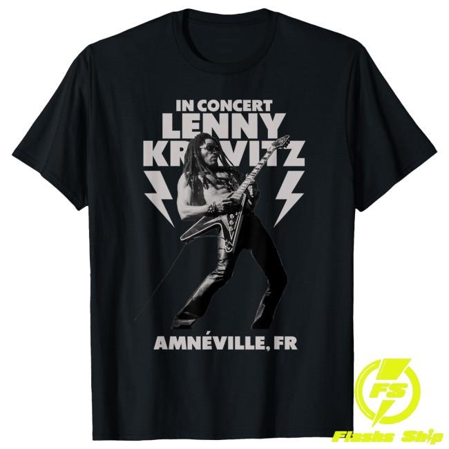 Official Lenny Kravitz – Blue Electric Light Tour 2025 Amnéville Tee