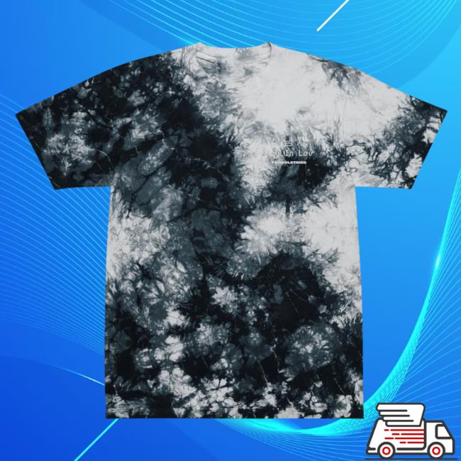 Yujin Clothing Boy In Love Tie Dye New Shirt Black / White Tie-Dye